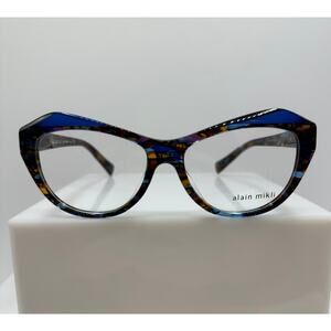 Alain Mikli Blondene A03137 002 Blue Violet Havana Womens Frames 52-15-145